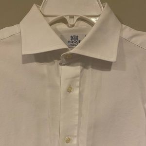 Boggi Milano Men’s White Dress Shirt, Great Condition, Size 40 / 15 3/4